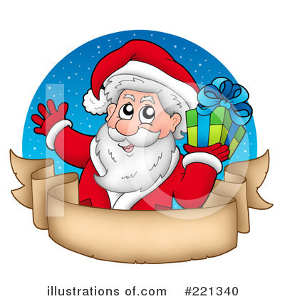 Royalty-Free (RF) Christmas Clipart Illustration by visekart - Stock Sample #221340