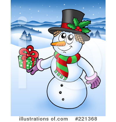 Royalty-Free (RF) Christmas Clipart Illustration by visekart - Stock Sample #221368