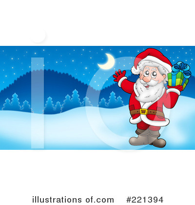 Royalty-Free (RF) Christmas Clipart Illustration by visekart - Stock Sample #221394