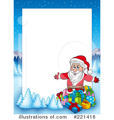 Royalty-Free (RF) Christmas Clipart Illustration by visekart - Stock Sample #221416