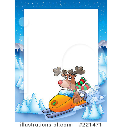 Snowmobile Clipart #221471 by visekart