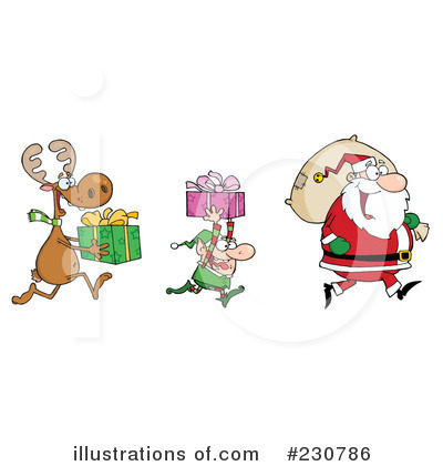 Royalty-Free (RF) Christmas Clipart Illustration by Hit Toon - Stock Sample #230786