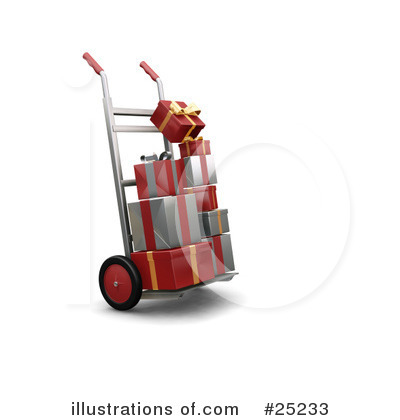 Hand Truck Clipart #25233 by KJ Pargeter