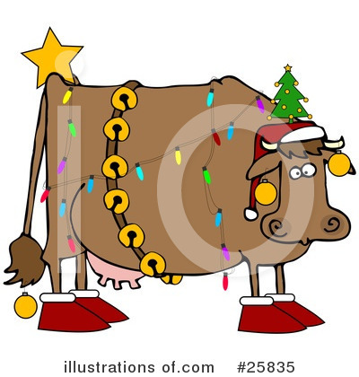 Royalty-Free (RF) Christmas Clipart Illustration by djart - Stock Sample #25835
