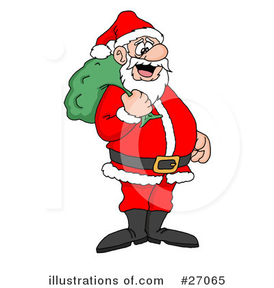 Royalty-Free (RF) Christmas Clipart Illustration by LaffToon - Stock Sample #27065