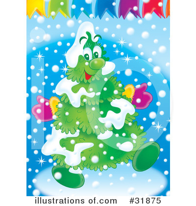 Royalty-Free (RF) Christmas Clipart Illustration by Alex Bannykh - Stock Sample #31875