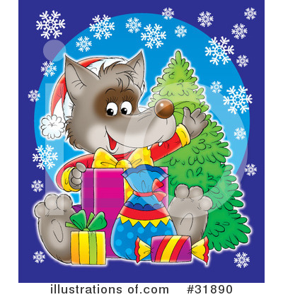 Royalty-Free (RF) Christmas Clipart Illustration by Alex Bannykh - Stock Sample #31890