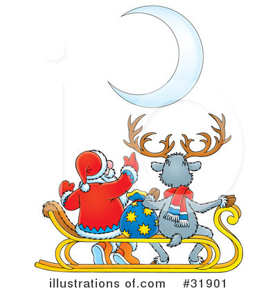 Royalty-Free (RF) Christmas Clipart Illustration by Alex Bannykh - Stock Sample #31901