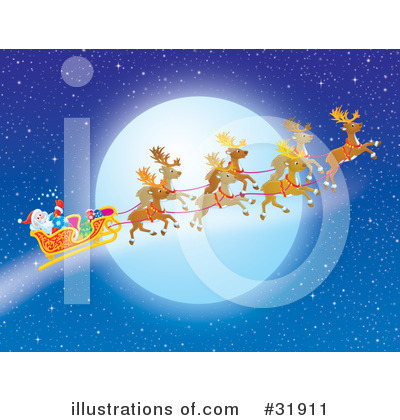Royalty-Free (RF) Christmas Clipart Illustration by Alex Bannykh - Stock Sample #31911