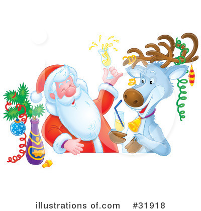 Royalty-Free (RF) Christmas Clipart Illustration by Alex Bannykh - Stock Sample #31918