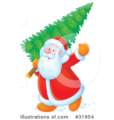 Royalty-Free (RF) Christmas Clipart Illustration by Alex Bannykh - Stock Sample #31954