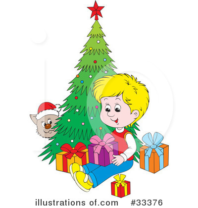 Christmas Gift Clipart #33376 by Alex Bannykh