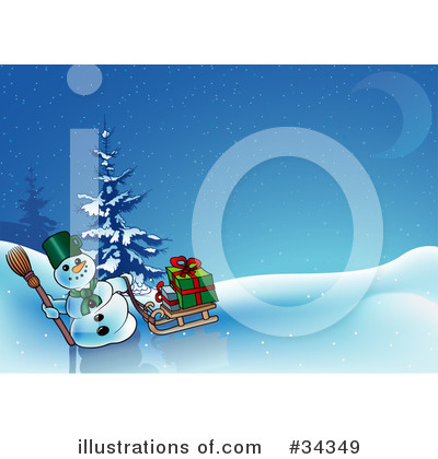 Royalty-Free (RF) Christmas Clipart Illustration by dero - Stock Sample #34349