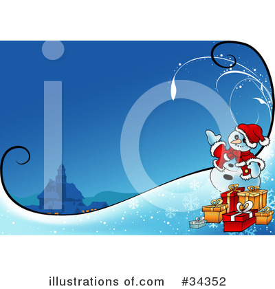 Royalty-Free (RF) Christmas Clipart Illustration by dero - Stock Sample #34352