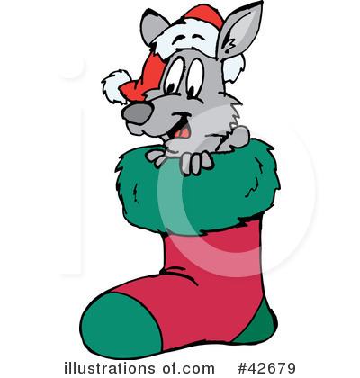 Royalty-Free (RF) Christmas Clipart Illustration by Dennis Holmes Designs - Stock Sample #42679