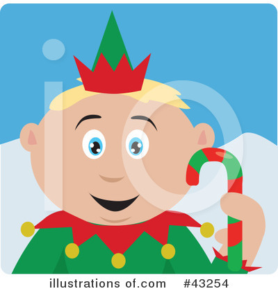 Royalty-Free (RF) Christmas Clipart Illustration by Dennis Holmes Designs - Stock Sample #43254