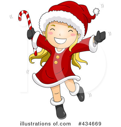 Christmas Girl Clipart #434669 by BNP Design Studio