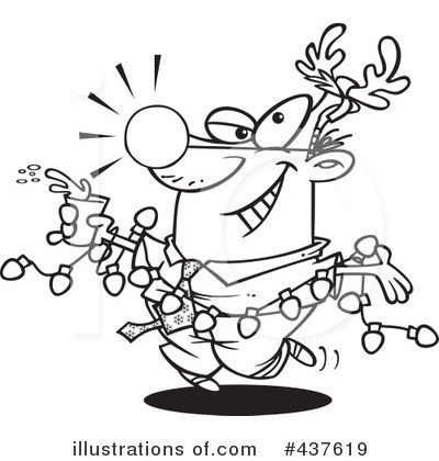 Royalty-Free (RF) Christmas Clipart Illustration by toonaday - Stock Sample #437619