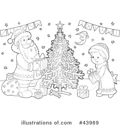 Royalty-Free (RF) Christmas Clipart Illustration by Alex Bannykh - Stock Sample #43969