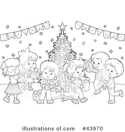 Royalty-Free (RF) Christmas Clipart Illustration by Alex Bannykh - Stock Sample #43970