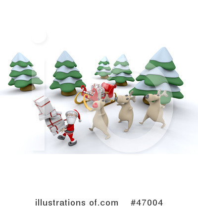 Royalty-Free (RF) Christmas Clipart Illustration by KJ Pargeter - Stock Sample #47004