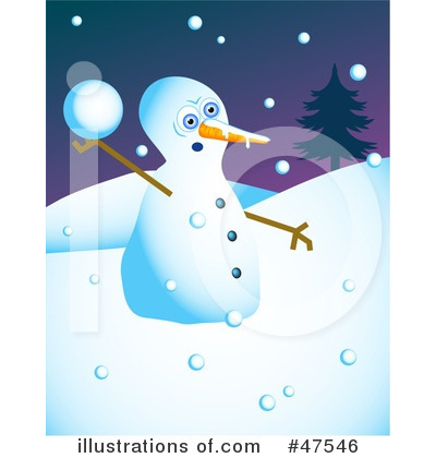 Snowman Clipart #47546 by Prawny