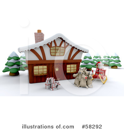 Royalty-Free (RF) Christmas Clipart Illustration by KJ Pargeter - Stock Sample #58292