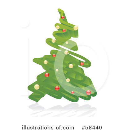 Christmas Tree Clipart #58440 by MilsiArt
