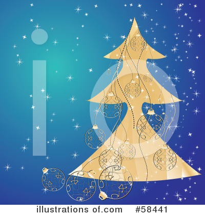 Christmas Tree Clipart #58441 by MilsiArt