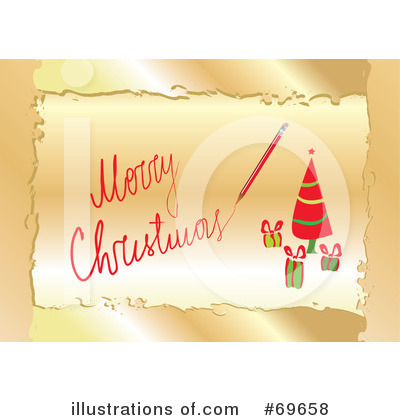 Christmas Greeting Clipart #69658 by MilsiArt