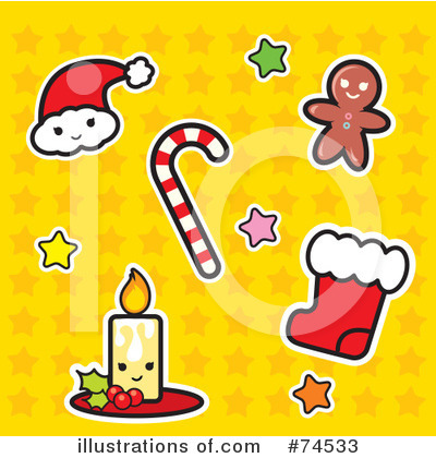 Royalty-Free (RF) Christmas Clipart Illustration by Monica - Stock Sample #74533