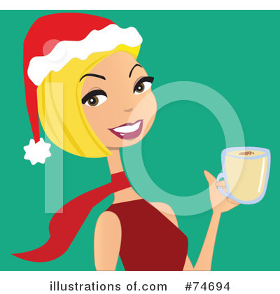 Royalty-Free (RF) Christmas Clipart Illustration by peachidesigns - Stock Sample #74694