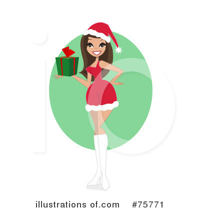 Royalty-Free (RF) Christmas Clipart Illustration by peachidesigns - Stock Sample #75771