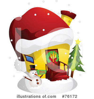 Christmas House Clipart #76172 by BNP Design Studio