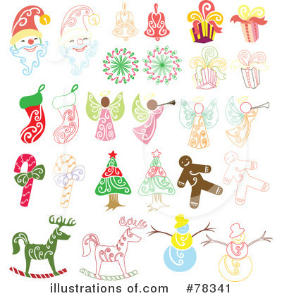 Royalty-Free (RF) Christmas Clipart Illustration by Cherie Reve - Stock Sample #78341