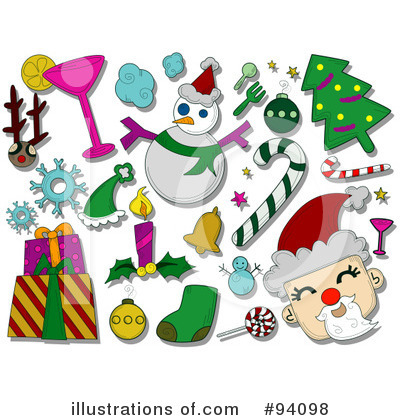 Royalty-Free (RF) Christmas Clipart Illustration by BNP Design Studio - Stock Sample #94098