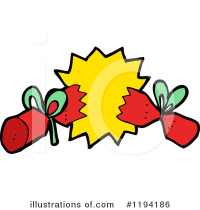 Royalty-Free (RF) Christmas Cracker Clipart Illustration by lineartestpilot - Stock Sample #1194186