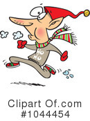 Christmas Elf Clipart #1044454 by toonaday