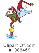Christmas Elf Clipart #1086469 by toonaday
