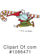 Christmas Elf Clipart #1086471 by toonaday