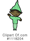 Christmas Elf Clipart #1118204 by lineartestpilot
