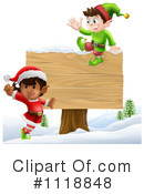 Christmas Elf Clipart #1118848 by AtStockIllustration