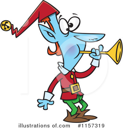 Christmas Elf Clipart #1157319 by toonaday