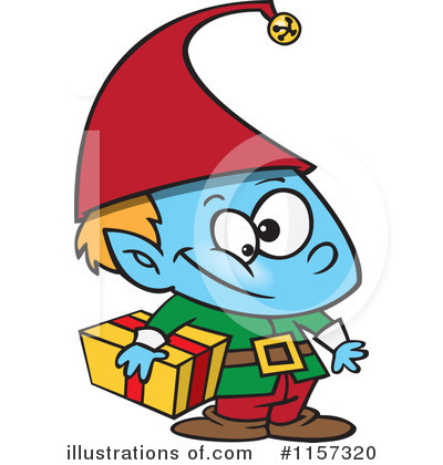 Christmas Elf Clipart #1157320 by toonaday
