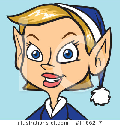 Royalty-Free (RF) Christmas Elf Clipart Illustration by Cartoon Solutions - Stock Sample #1166217