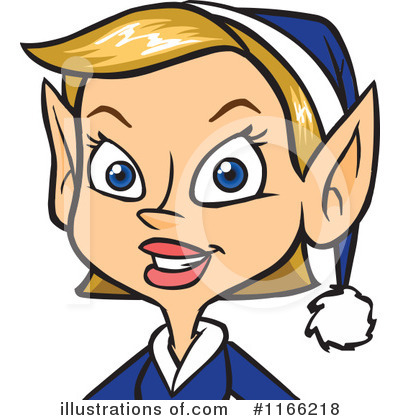 Royalty-Free (RF) Christmas Elf Clipart Illustration by Cartoon Solutions - Stock Sample #1166218