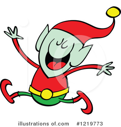 Christmas Elf Clipart #1219773 by Zooco