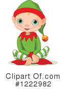 Christmas Elf Clipart #1222982 by Pushkin