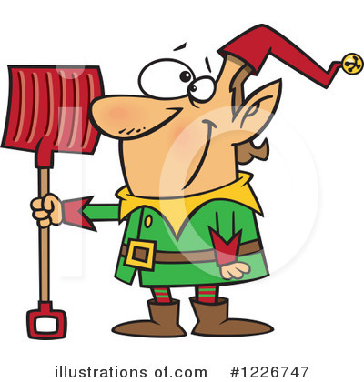 Christmas Elf Clipart #1226747 by toonaday