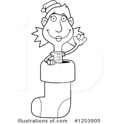 Christmas Stocking Clipart #1253900 by Cory Thoman